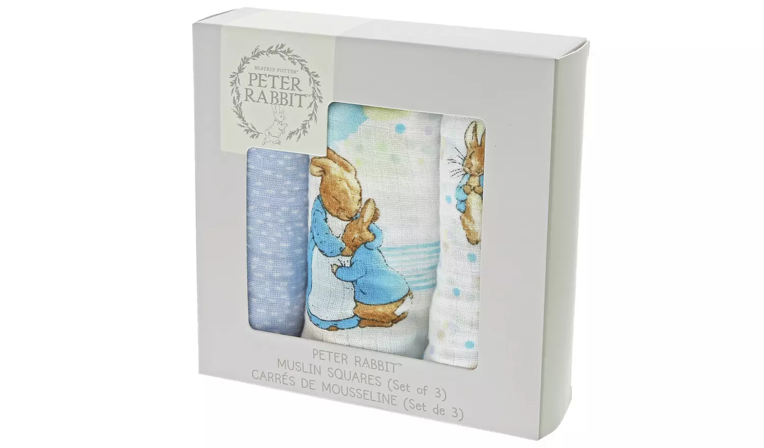 Peter Rabbit Muslin Squares S/3