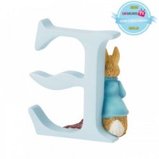 Peter Rabbit Ornament - Letter E