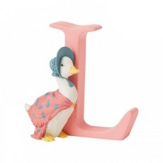 Jemima Puddle Duck Ornament - Letter L