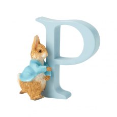 Peter Rabbit Ornament - Letter P