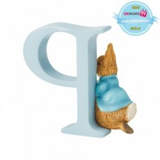 Peter Rabbit Ornament - Letter P