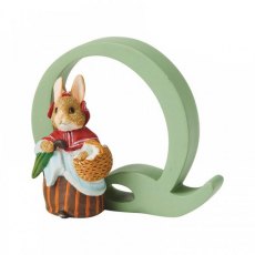Mrs Rabbit Ornament - Letter Q
