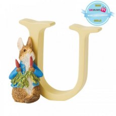 Peter Rabbit Ornament - Letter U