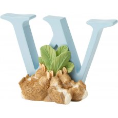 Flopsy Bunnies Ornament - Letter W