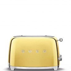 SMEG 2 Slice Toaster - Gold