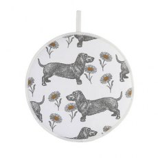 Thornback & Peel Dog & Daisy Circular Hob Cover