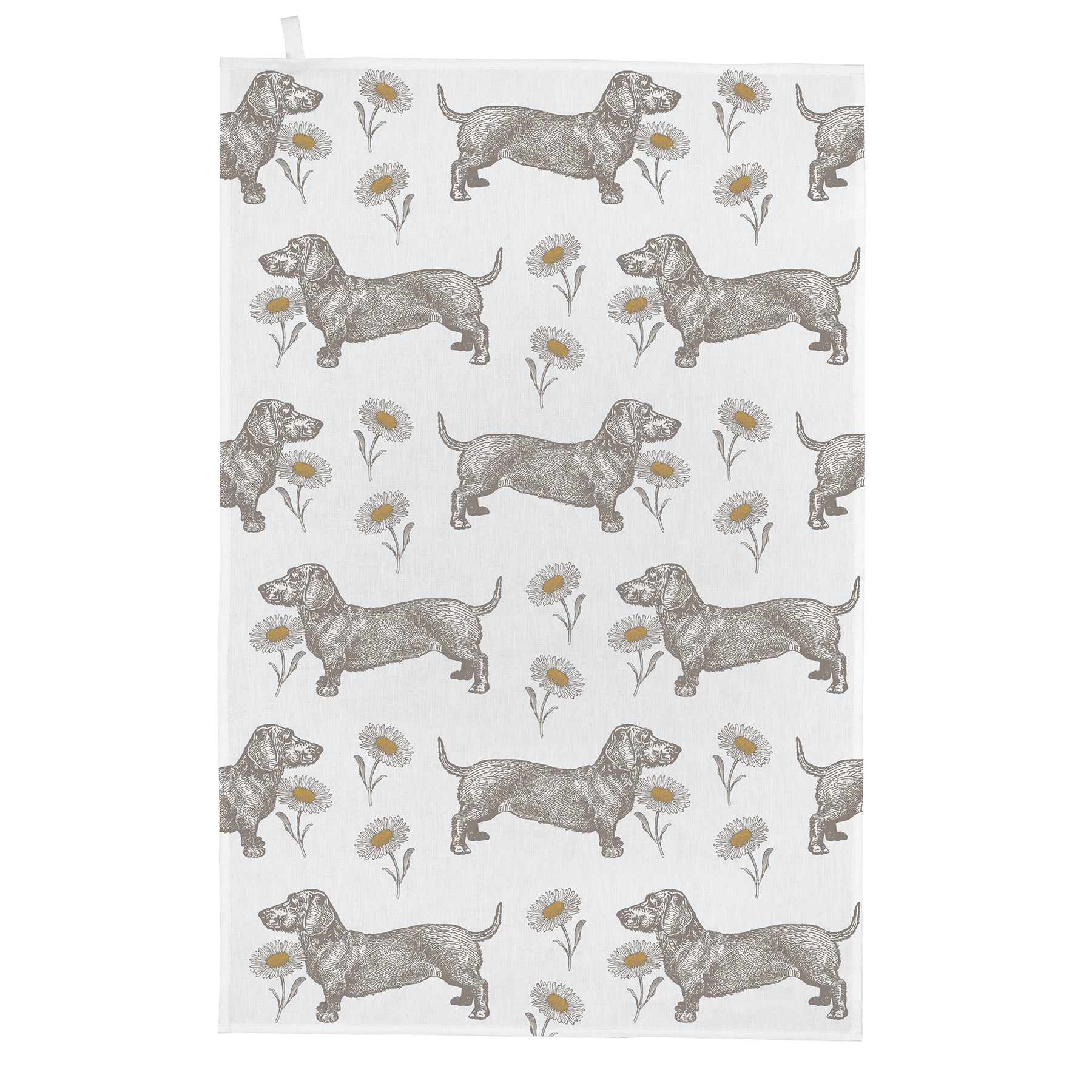 Thornback & Peel Dog & Daisy Tea Towel