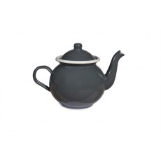 D/C   Enamel Teapot Charcoal