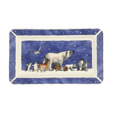 Winter Animals Medium Oblong Plate