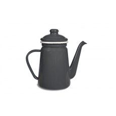 D/C   Enamel Coffee Pot Charcoal