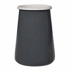 Garden Trading Enamel Utensil Holder Charcoal