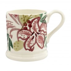 Emma Bridgewater Red Stargazer Lily 0.5pt Mug