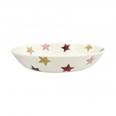 Emma Bridgewater Pink & Gold Stars Small Pasta Bowl