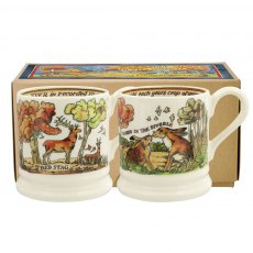In The Woods S/2 0.5pt Mugs