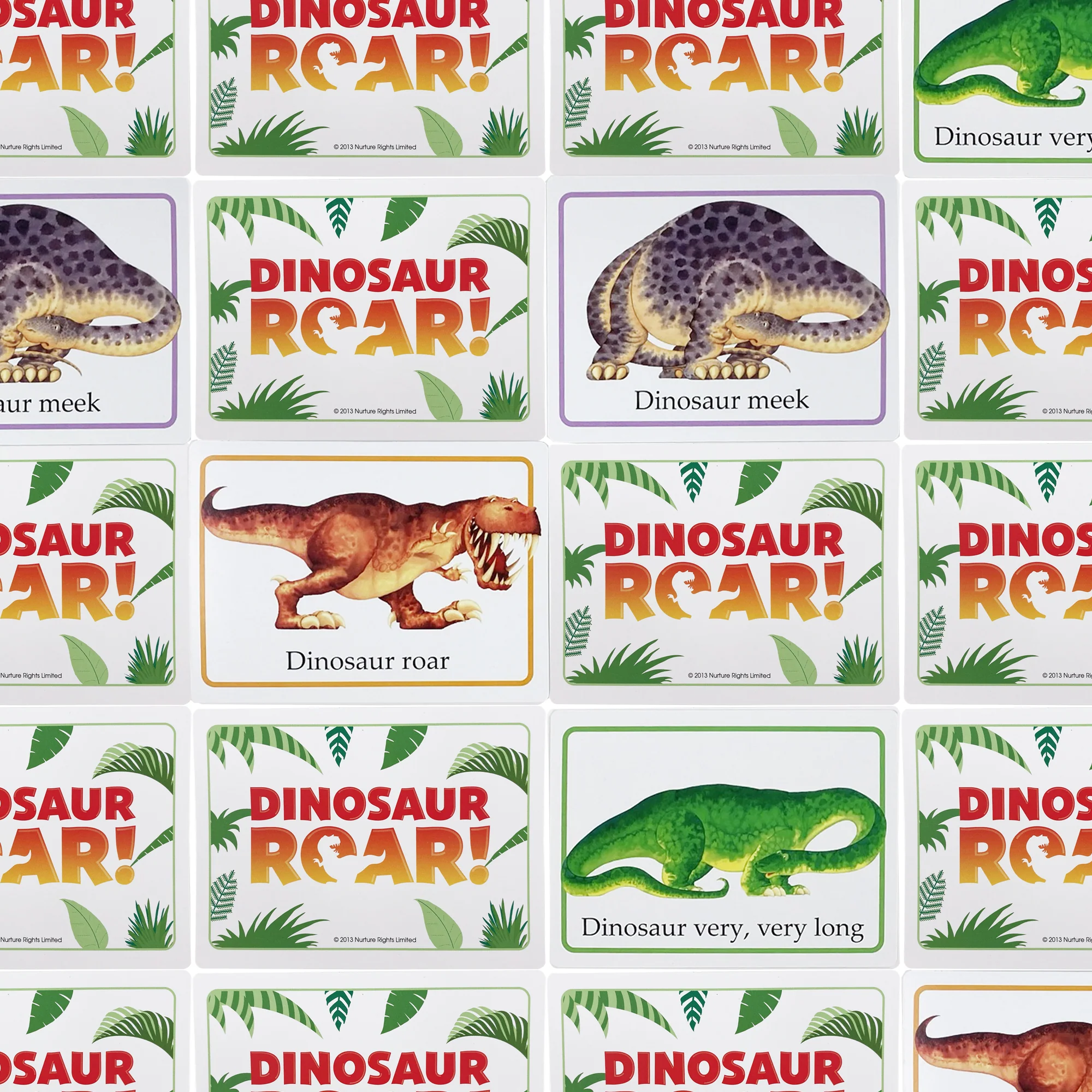 The World of Dinosaur Roar! Memory Card Game