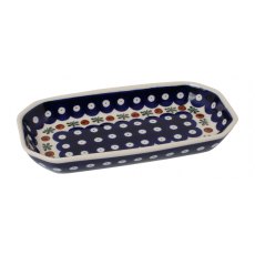 Ceramic Bath Storage Dish Dark Pattern