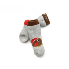 Robin Fluffy Socks 2-3 Years