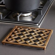 Brass Finish Trivet