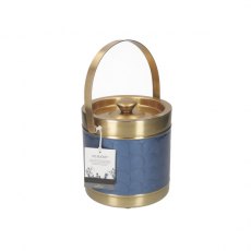 Brass Finish Stainless Steel Ice Bucket Midnight Luxe