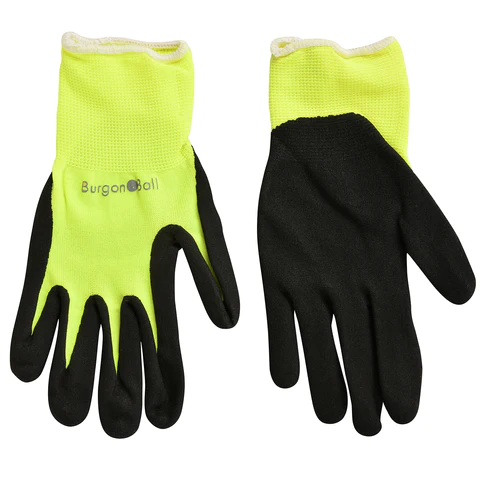 Burgon & Ball Fluorescent Yellow Garden Gloves