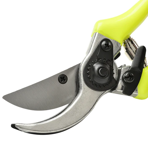 Burgon & Ball Fluorescent Yellow Bypass Secateurs