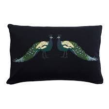 Sophie Allport Peacocks  Knitted Statement Cushion
