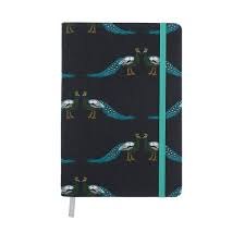 Peacocks Fabric A5 Notebook