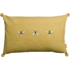 Sophie Allport Bees Embroidered Cushion