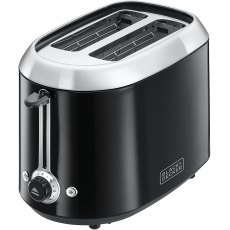 Black & Decker 2 Slice Toaster Black