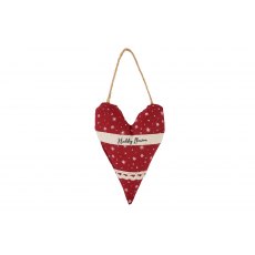 Welsh Christmas Heart Hanger 2asstd