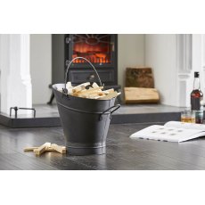 Inglenook 16 Inch Black Waterloo Bucket Inglenook 16 Inch Black Waterloo Bucket