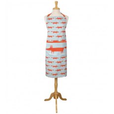Mr Fox Apron Blue