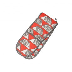 Spike Double Oven Glove Red