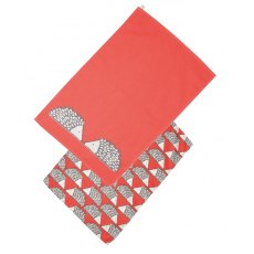 Spike S/2 Tea Towels Red