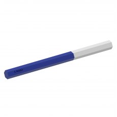 Lund London Skittle Hexagon Pen Indigo & White