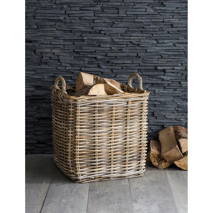 Garden Trading Square Log Basket