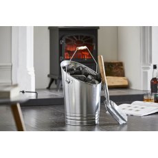 Inglenook Galvanised Bucket and Shovel With Wooden Handle