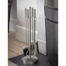 Garden Trading Ebrington Fireside Tool Set Silver