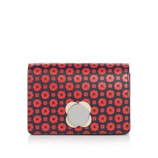 Flower Foulard Mini Sweet Pea Bag Navy & Red