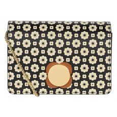 Flower Foulard Mini Sweet Pea Bag Black & Cream