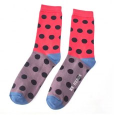 Spotty Socks Red