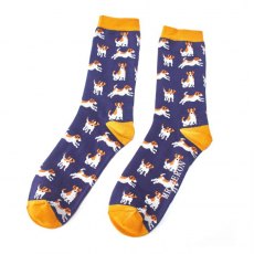 Jack Russell Socks Red