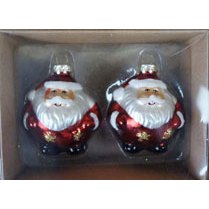 Box/2 Hanging Santas