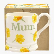 Buttercup Scattered Mum 0.5pt Mug Boxed