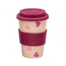 Emma Bridgewater Pink Hearts Husk Travel Mug