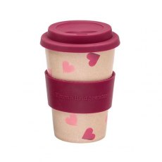 Emma Bridgewater Pink Hearts Husk Travel Mug