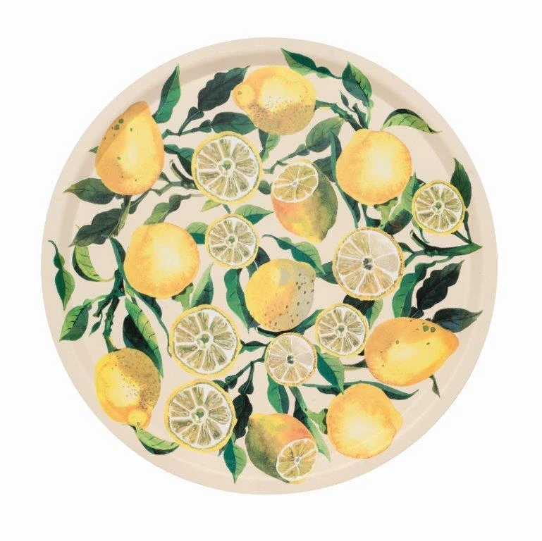 Emma Bridgewater Lemons Round Birch Tray