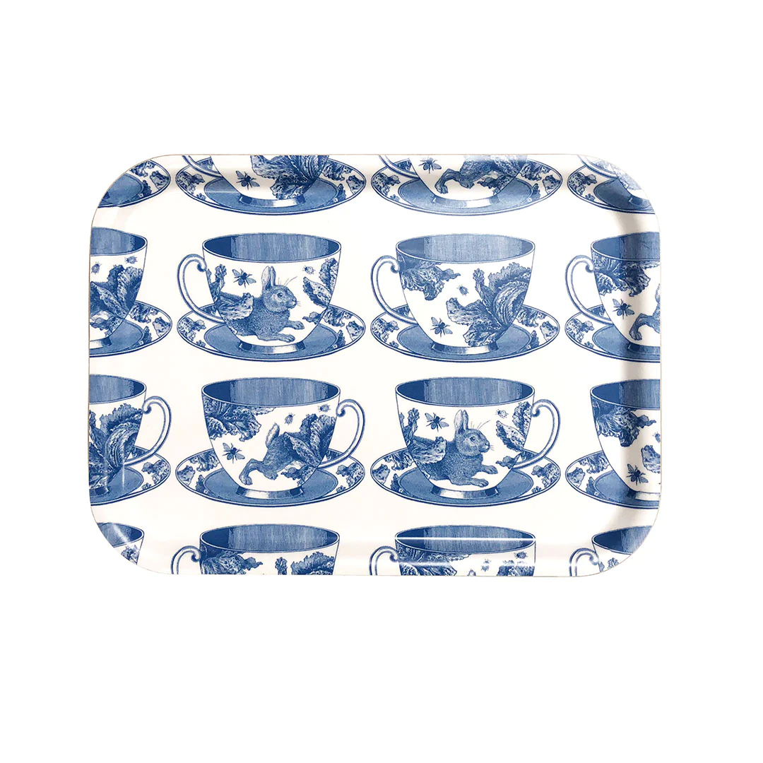 Thornback & Peel Tea Cup Blue Small Tray