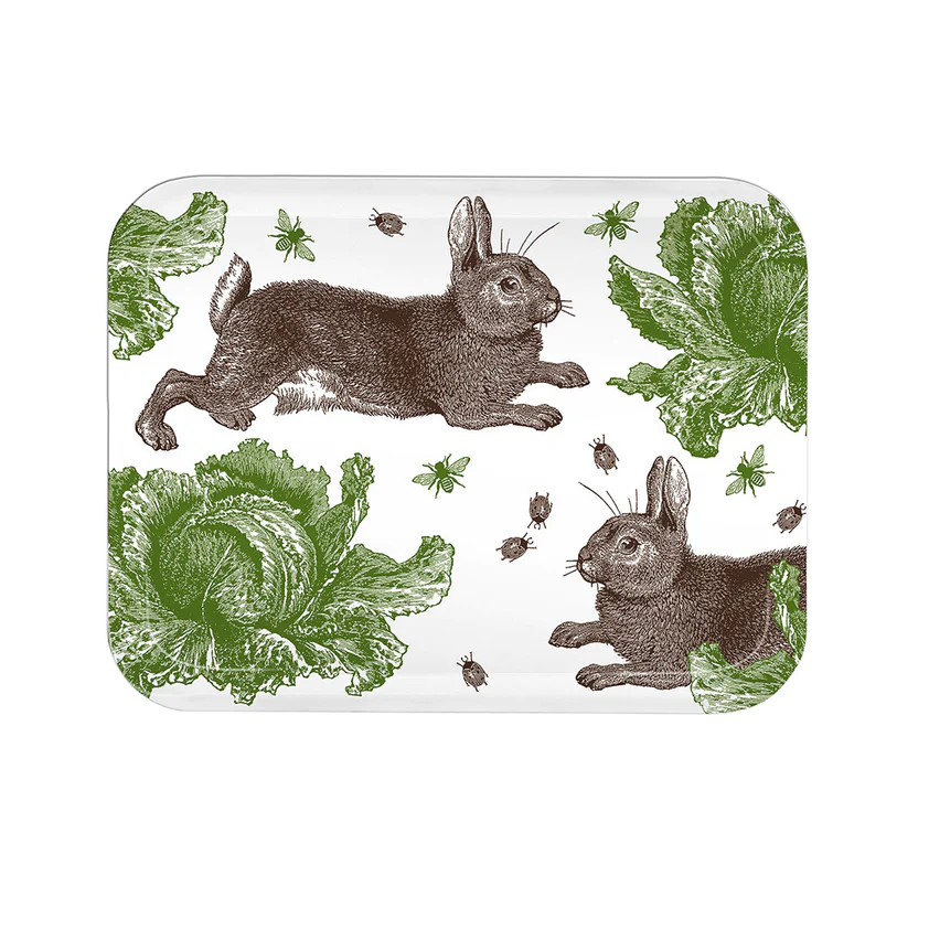 Classic Rabbit & Cabbage Small Tray