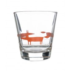 Orange Glass Tumbler Mr Fox